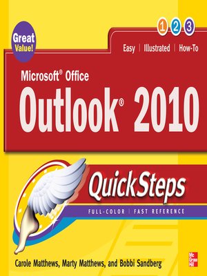 cover image of Microsoft Office Outlook 2010 QuickSteps